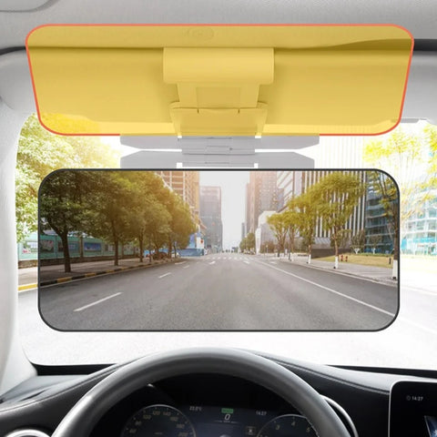 All Vehicles UV Rays Protector Anti Glare Visor - DAY and Night 2 Pieces