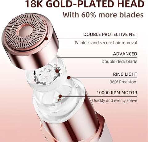 Flawless ™ SilkTrim Face & Body Hair Remover Electric Rechargeable (With USB Cable)