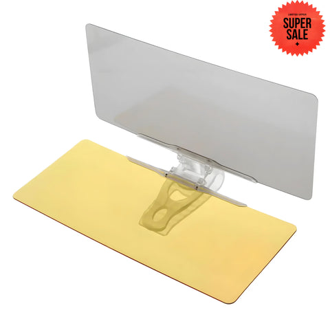 All Vehicles UV Rays Protector Anti Glare Visor - DAY and Night 2 Pieces