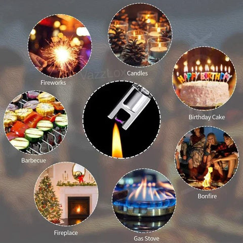 Electric Lighter Rechargeable with 1 Year Warranty (Pack of 1 with USB Cable)