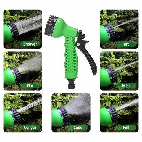 Flawless ™ 7- Modes Water Spray Nozzle with 30 meter Expandable PVC Pipe
